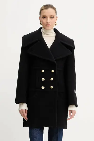 Kabát s příměsí vlny Patou