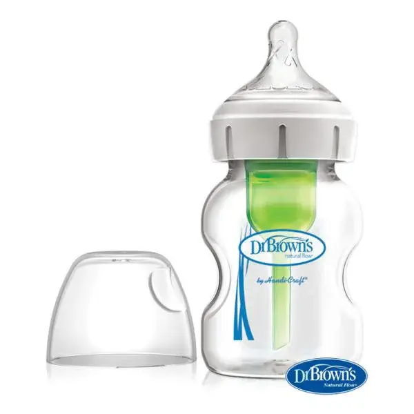 DR.BROWN'S Fľaša antikolik Options+ široké hrdlo 150 ml sklo