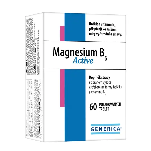 Magnesium B6 Active Tbl.60 Generica