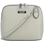 Stylová dámská crossbody kabelka Delami Petite Muse, světle šedá