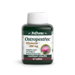 MedPharma Ostropestřec Silymarin 200 mg 67 tablet