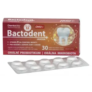 Favea Bactodent Jahoda 30 tablet