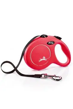Vodítko Flexi Classic L pásek 5m/50kg červená new