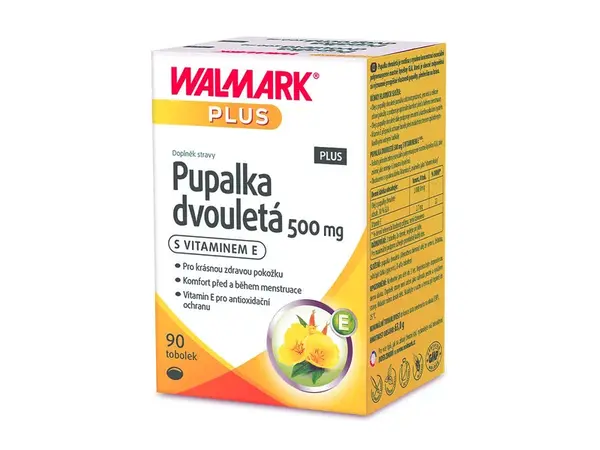 Walmark PLUS Pupalka 500 mg s vitaminem E 90 tobolek