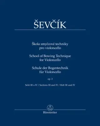 Škola smyčcové techniky pro violoncello - Otakar Ševčík