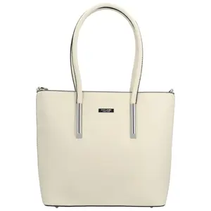Elegantní dámská kabelka na rameno Delami Sweet Em, světle krémová