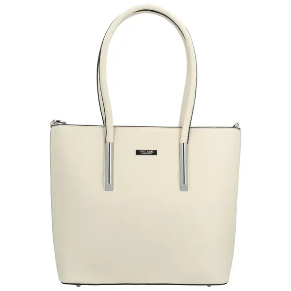 Elegantní dámská kabelka na rameno Delami Sweet Em, světle krémová