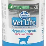 Vet Life Natural Dog Konz. Hypoaller Duck&potato 300g