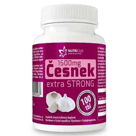 česnek Extra Strong 1500mg Tbl.100