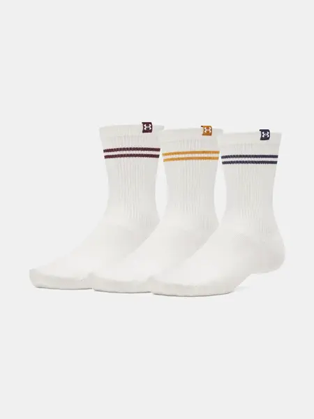 Unisexové ponožky Under Armour UA Sportswear Cotton Nv Crew-WHT - unisex