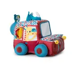 Lilliputiens - textilné autíčko s aktivitami a zrkadielkom