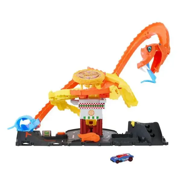 Mattel Hot Wheels City Hladná kobra útočí na pizzériu