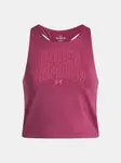 Dívčí tílko Under Armour UA Motion Branded Tank-RED - Holky