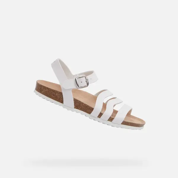 White Girls' Sandals Geox Adriel - Girls