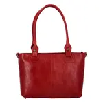 Trendy kožená kabelka Rachel, červená