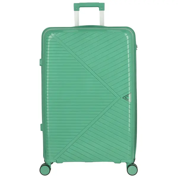 Cestovní plastový kufr Mervin velikost M, mentolově zelený