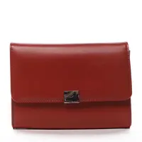 Jemné dámské koženkové psaníčko Jerémié, červená