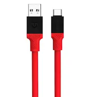 Kábel USB-A/USB-C - 1m - Červená H31179