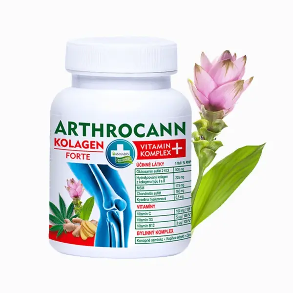 ARTHROCANN KOLAGÉN FORTE vitamínový komplex + kĺbová výživa - 60 tabliet - Annabis