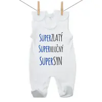 Boodyy Dupačky Super zlatý, super hlučný, super syn 68 (3-6 mesiacov)