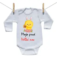 Boodyy Body s dlhým rukávom Moja prvá Veľká noc Dievča 62 (2-4 mesiace)