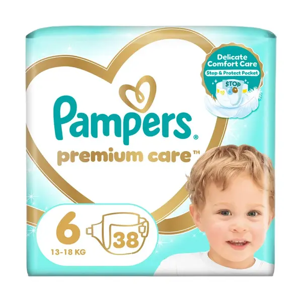 Pampers Premium Care S6 38ks (13 - 18 kg)