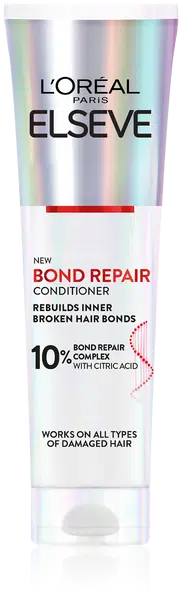 L'Oréal Paris Elseve Bond Repair regeneračný balzam s kyselinou citrónovou, 200 ml pre všetky typy poškodených vlasov, 150 ml