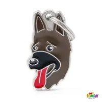 MF GERMAN SHEPERD gravírovateľný prívesok 4,2x2,5 cm