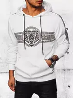 Pánská mikina s kapucí Barva Bílý DSTREET