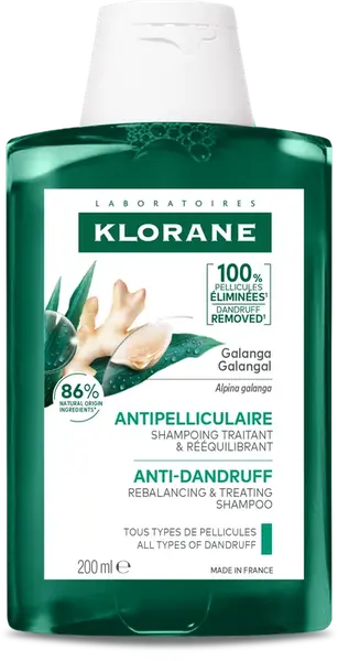 KLORANE ŠAMPÓN proti lupinám s galangalom