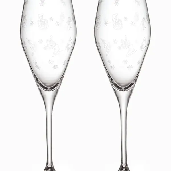 Sada sklenic na šampaňské Villeroy & Boch Toy's Delight 260 ml 2-pack průhledná barva