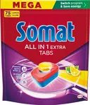 Somat All in 1 Extra tablety do umývačky Lemon 75 ks