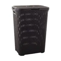 Kôš na bielizeň Curver Style 60L tmavo hnedý