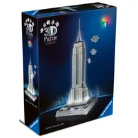 Puzzle 3D Iconics: Empire State Building Noční edice