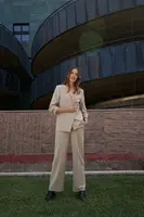 Marisse Women's Trousers Z-Sp-4515 Beige