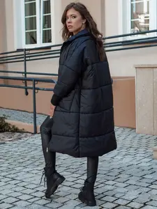Dámský oversize kabát NADIA černý