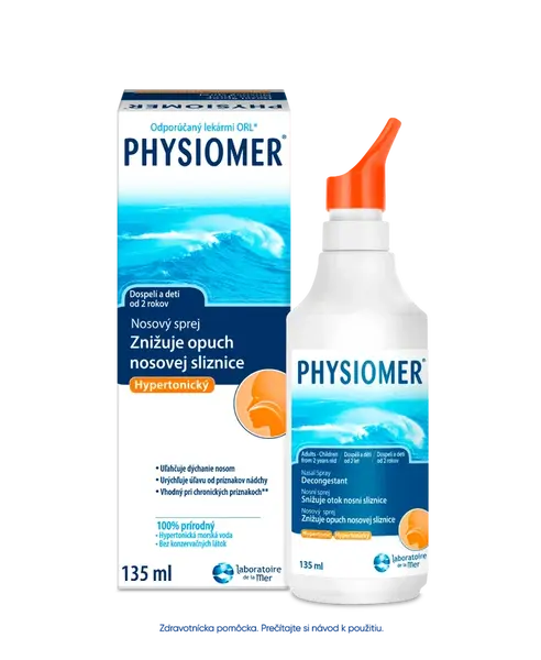 PHYSIOMER Nosový sprej Hypertonický