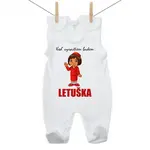 Boodyy Dupačky Keď vyrastiem budem letuška 68 (3-6 mesiacov)