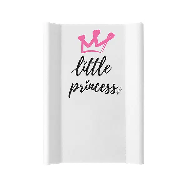 Prebaľovacia podložka, tvrdá MDF, Little Princess, 50 x 70cm, biela