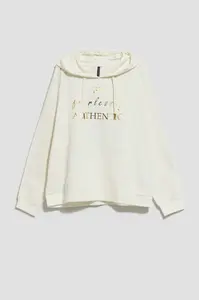 Marisse Women's Sweatshirt L-Bl-4008 Off White