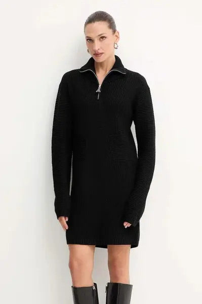 Šaty s příměsí vlny Patrizia Pepe