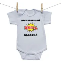 Boodyy Body s krátkym rukávom Moja mamka robí super bábätká 92 (18-24 mesiacov)