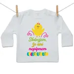 Boodyy Tričko s dlhým rukávom Sľubujem, že ani nepípnem 92 (18-24 mesiacov)