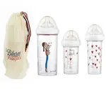 LE BIBERON FRANCAIS Set 3 ks dojčenských fliaš MY LOVE BY SOLEDAD