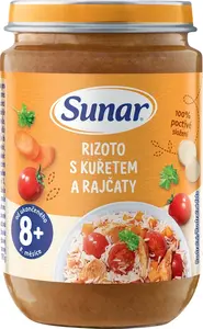 Sunar rizoto s kuraťom a paradajkami