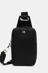 Kožená taška Karl Lagerfeld K/MONOGRAM čierna farba, A3M30158