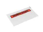 1000 ks - Obálka adresní na doklady samolepicí průhledná C6 L, pro doklady formátu DL, tisk DOCUMENTS ENCLOSED