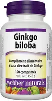 WEBBER NATURALS Ginkgo Biloba 60 mg