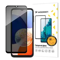 Privacy Glass Tvrdené sklo pre Samsung Galaxy A14 5G/Galaxy A14 - Čierna H26349