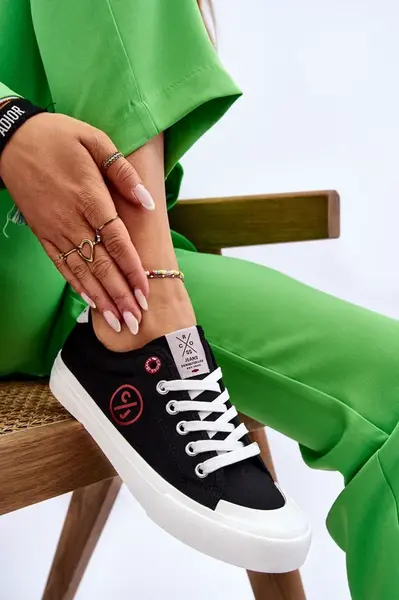 Dámské Cross Jeans Fabric Sneakers